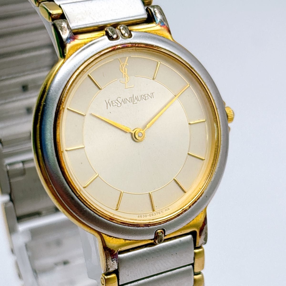 Saint Laurent YSL Women's Watch - Two-tone, Metal