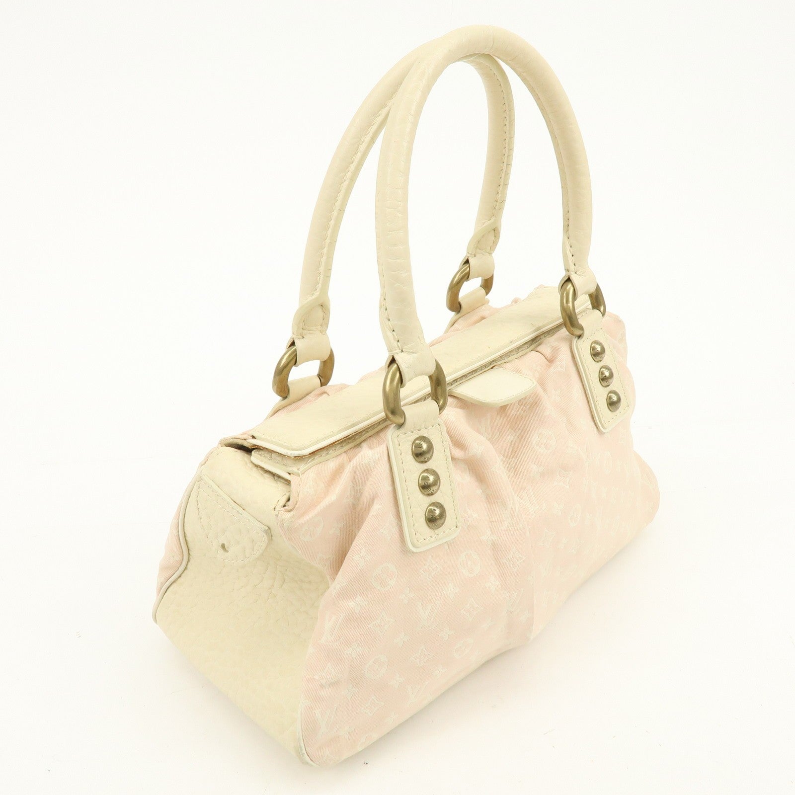 Louis Vuitton Monogram Mini Lin Trapez PM Handbag - Rose, Canvas 