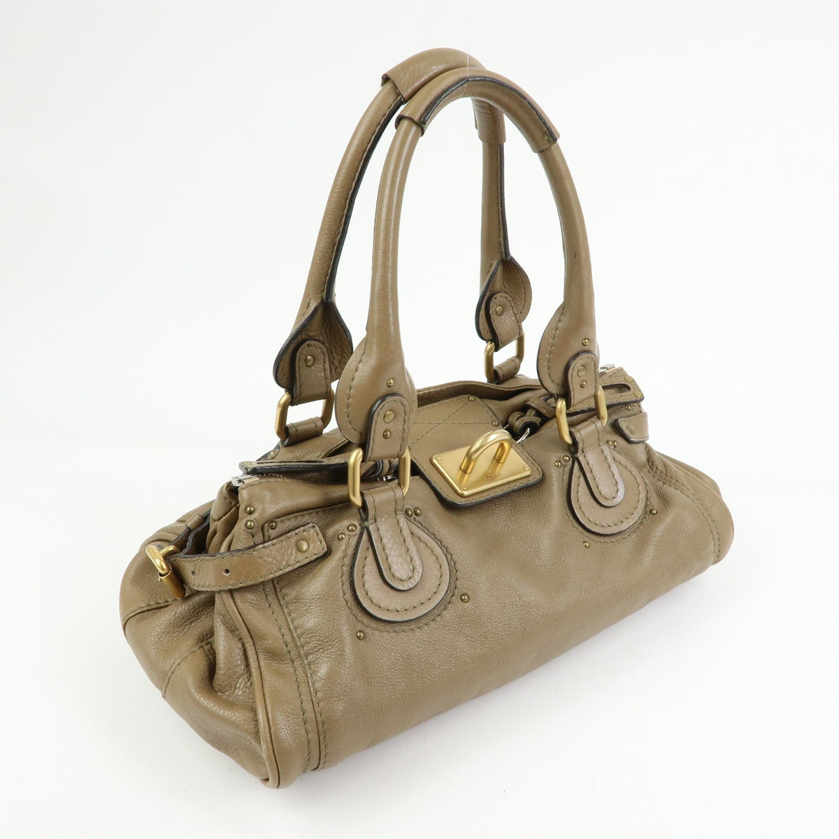 Chloe Paddington Hand Bag - Brown, Leather