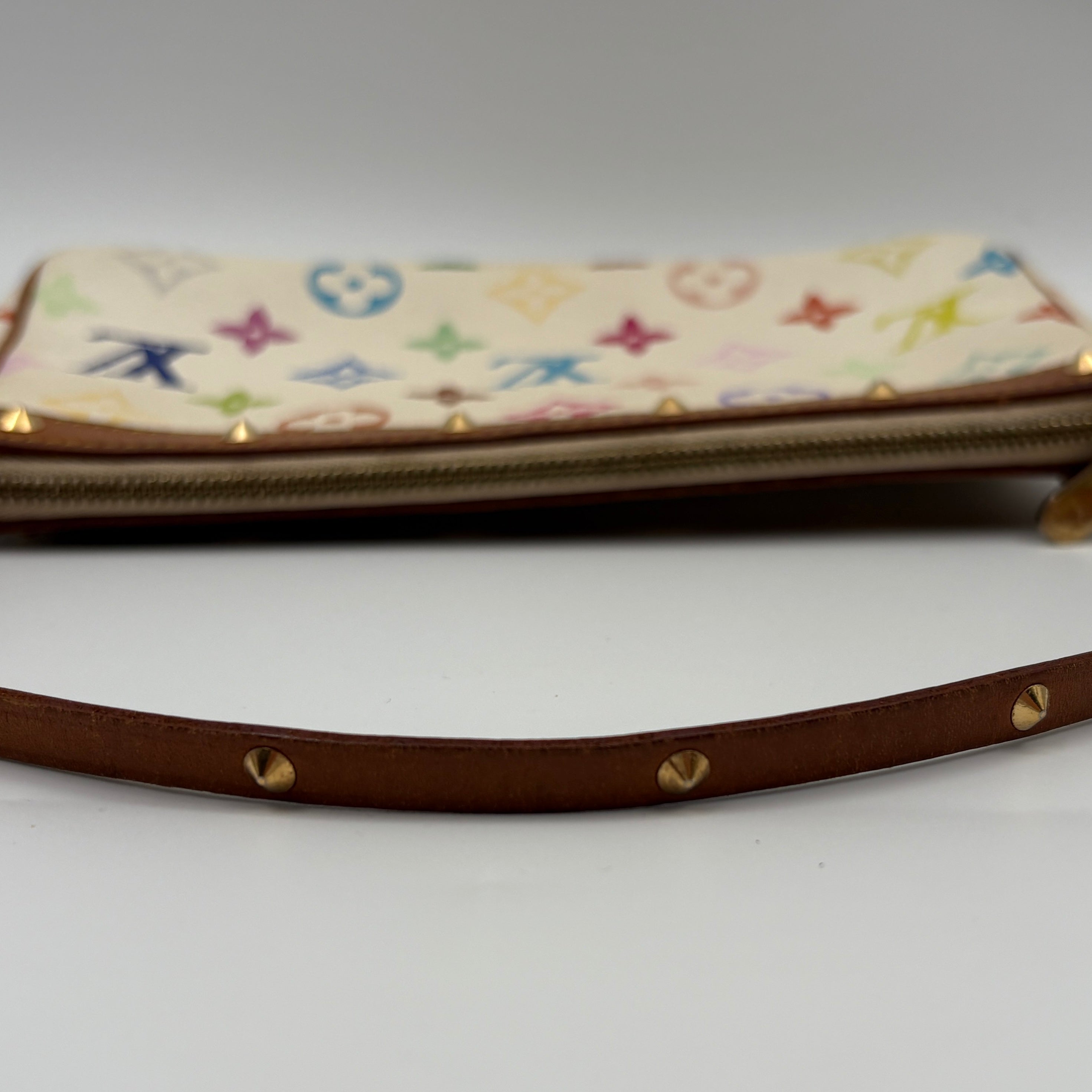 Pochette Accessoire Multicolor Blanc White