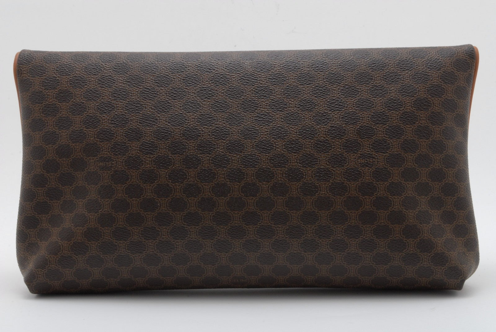 Celine Macadam Clutch Bag - Brown, PVC Leather