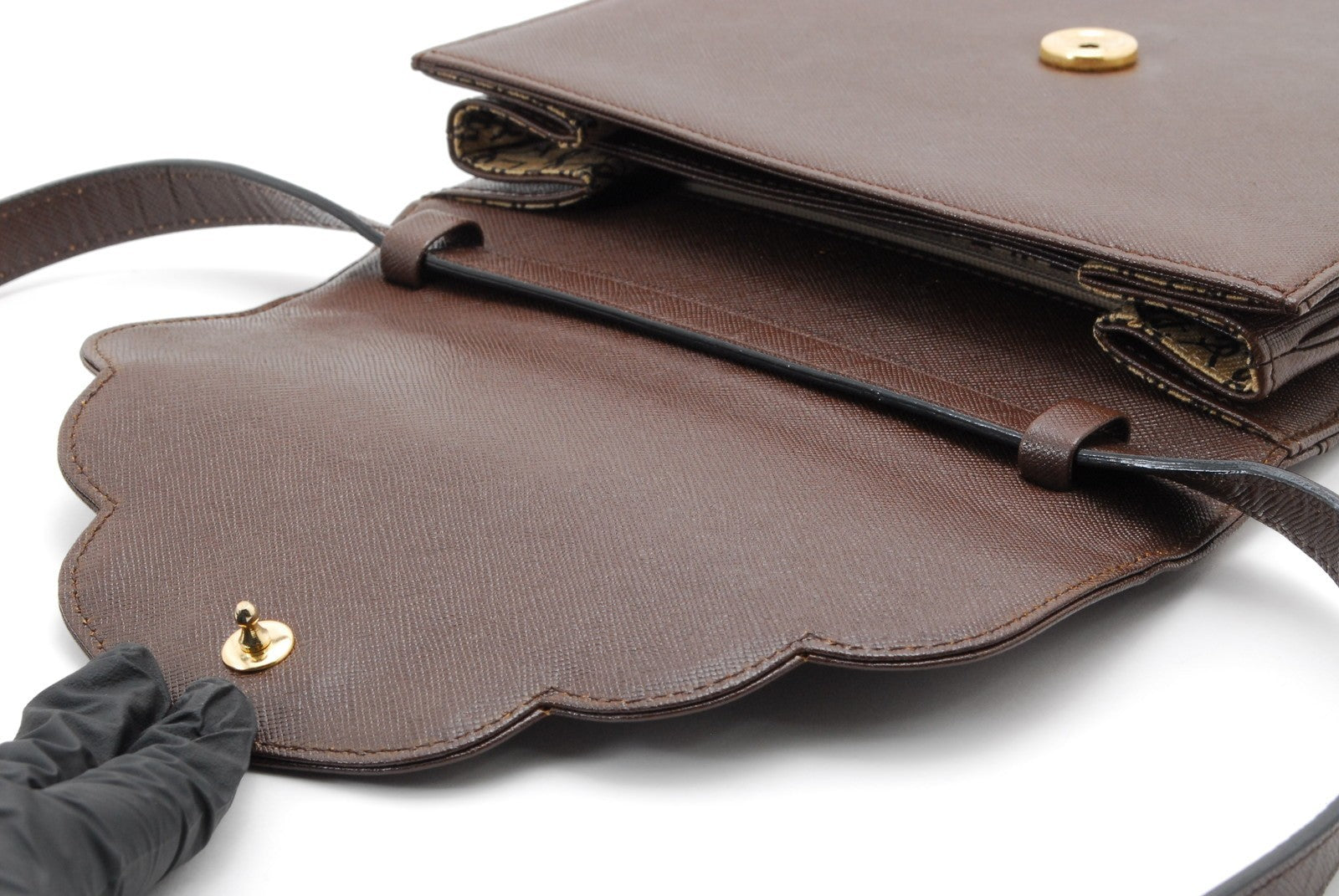 Saint Laurent Shoulder Crossbody Bag - Brown, Leather