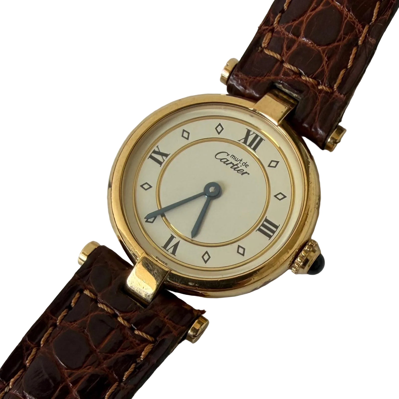 Cartier Vendome Wristwatch - Gold, Stainless Steel