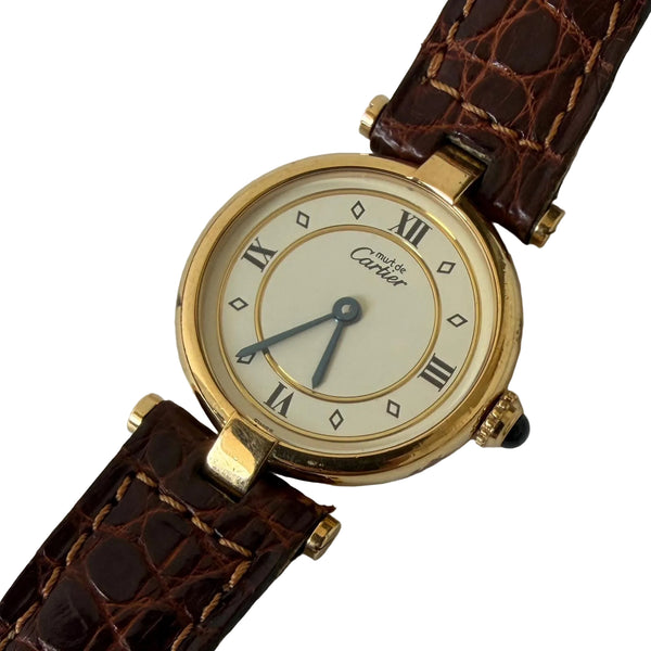 Cartier Vendome Wristwatch - Gold, Stainless Steel