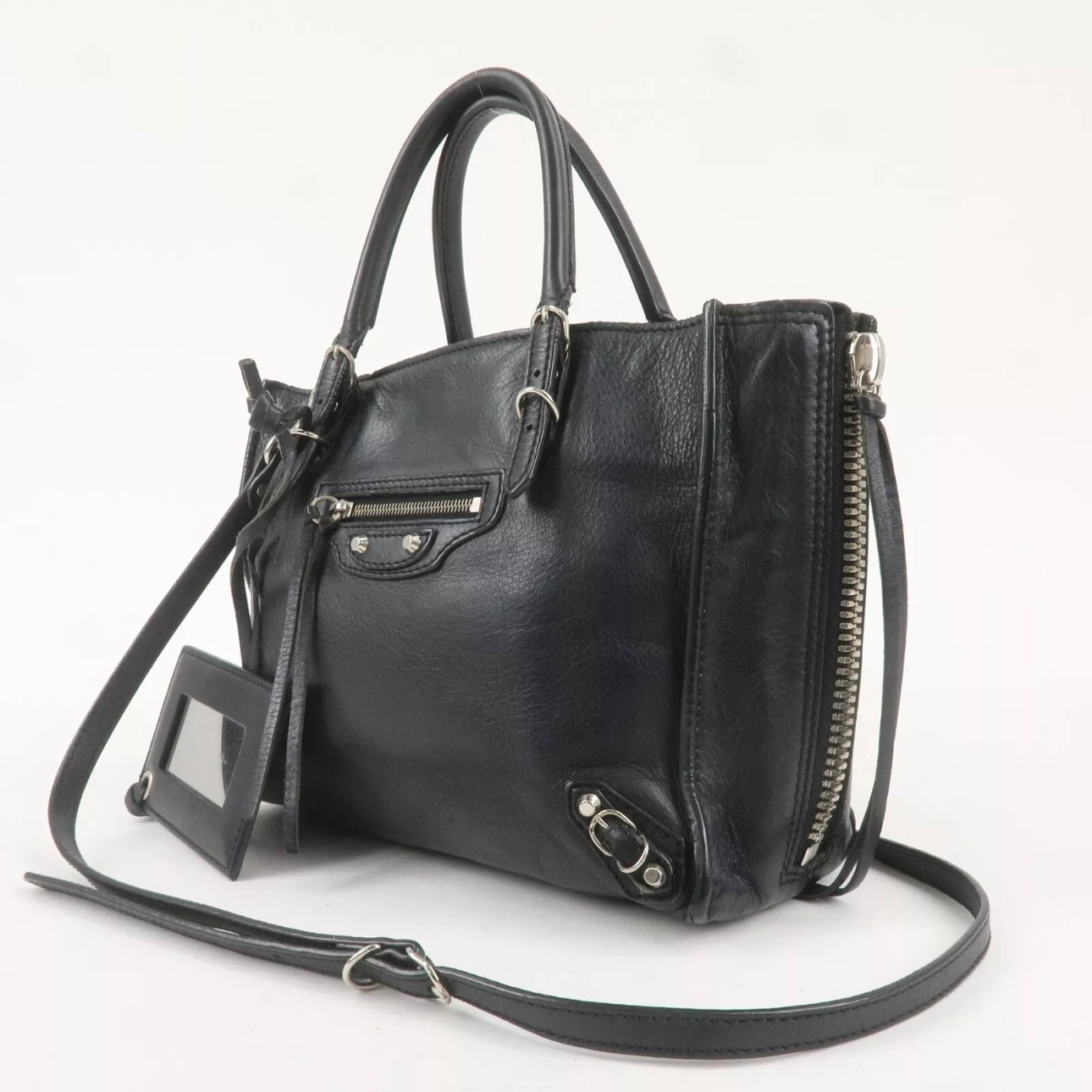Leather Paper Mini 2way Shoulder Bag