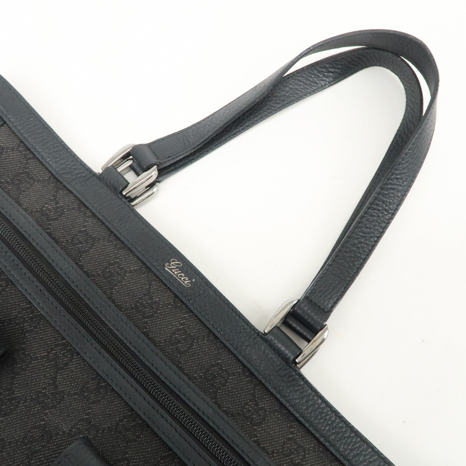 Gucci Abbey Tote Bag - Black, GG Canvas