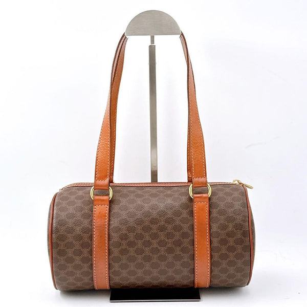 Celine Vintage Macadam Shoulder Bag - Brown, Unknown Material
