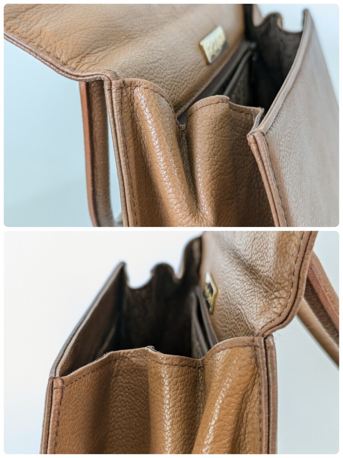 Saint Laurent YSL Handbag - Brown, Calf Leather
