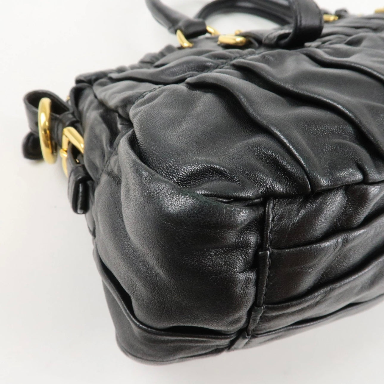 PRADA Leather 2WAY Tote Bag