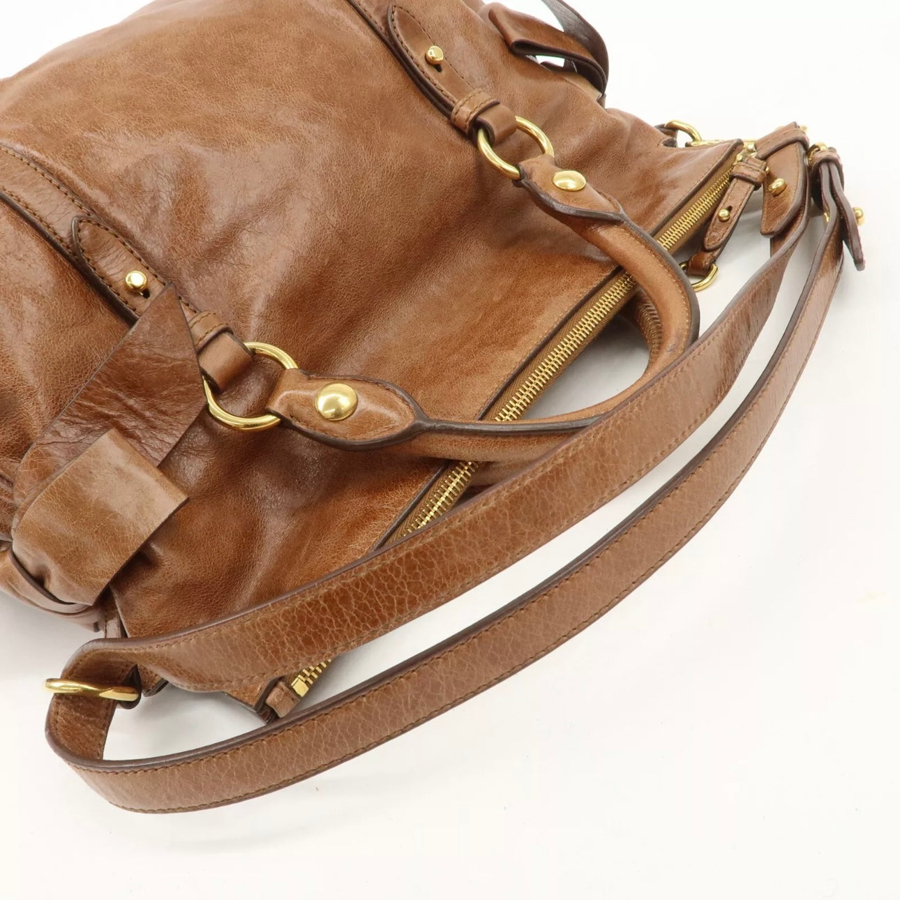 MIU MIU Leather 2Way Shoulder & Hand Bag