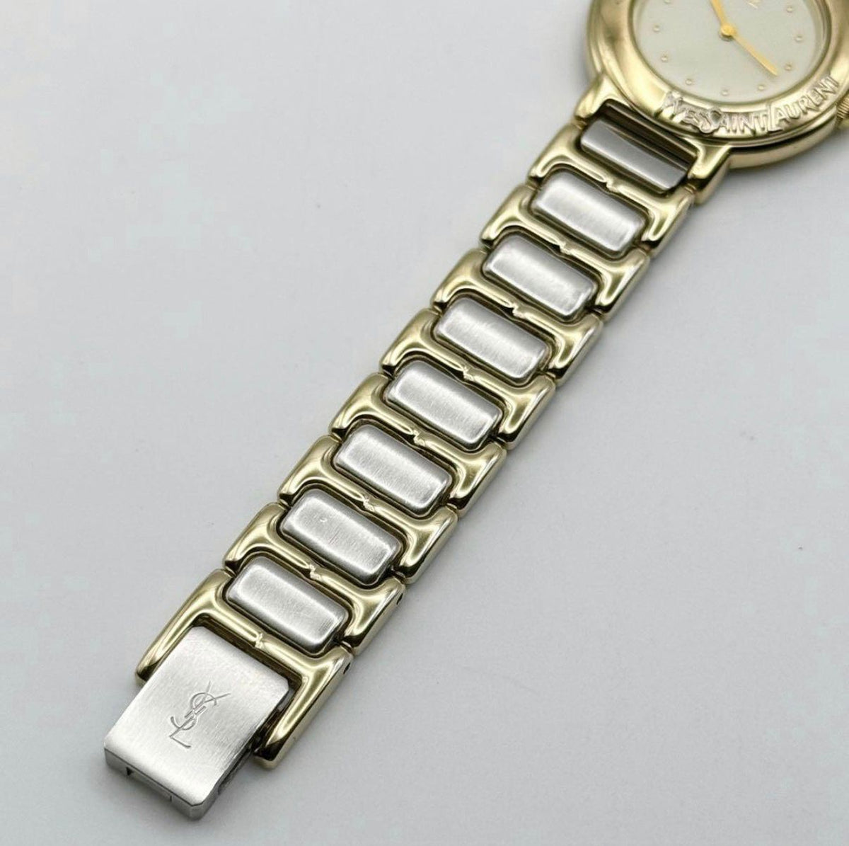 Saint Laurent watch- Gold plated& Silver