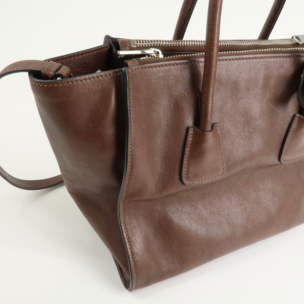 Prada 2 way brown