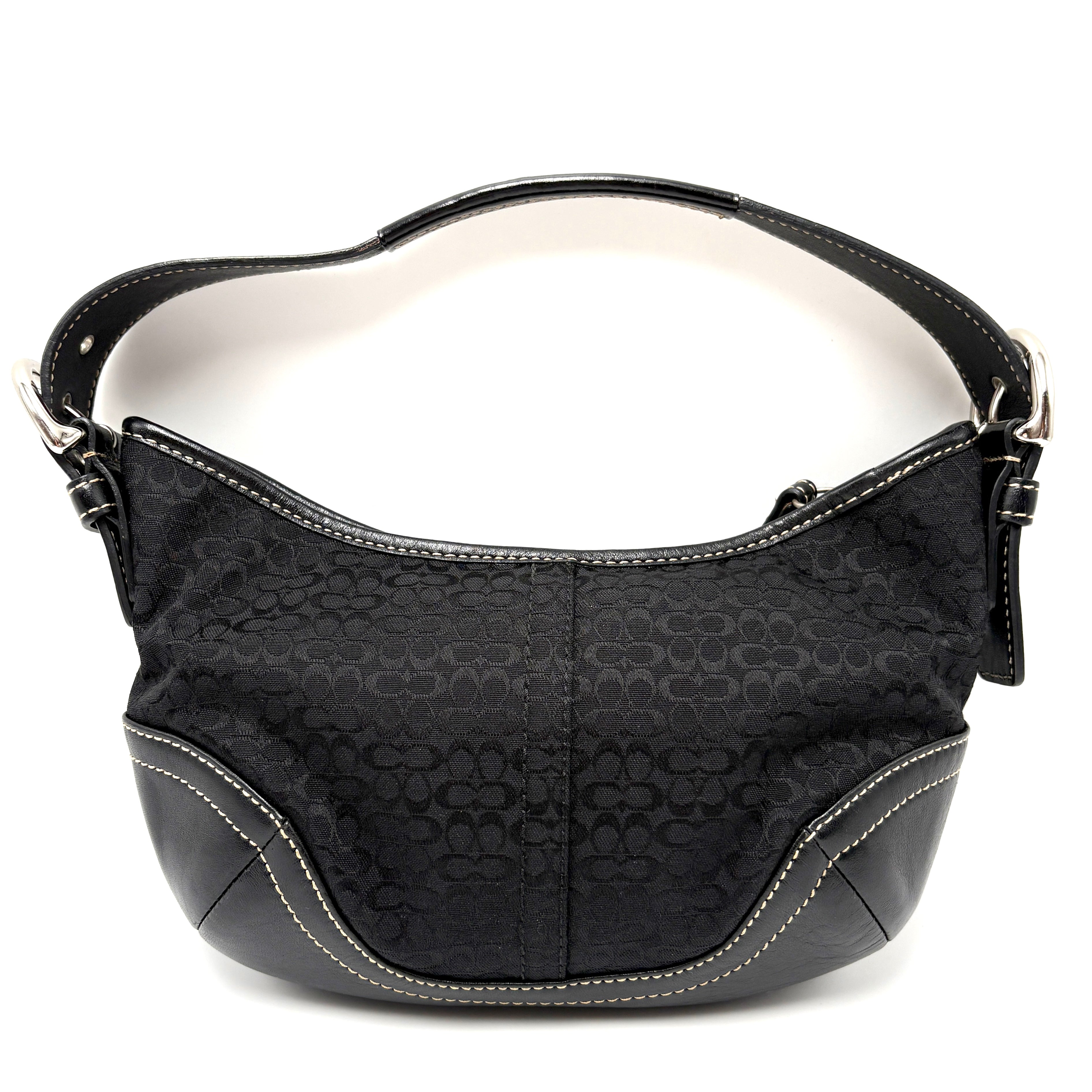 Coach signature shoulder bag