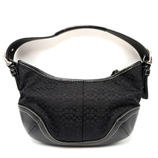 Coach signature shoulder bag