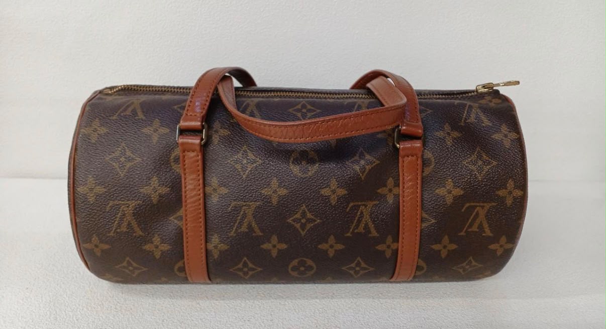 Louis Vuitton Monogram Papillon 30 Hand Bag - Brown, Monogram Canvas, Nume Leather