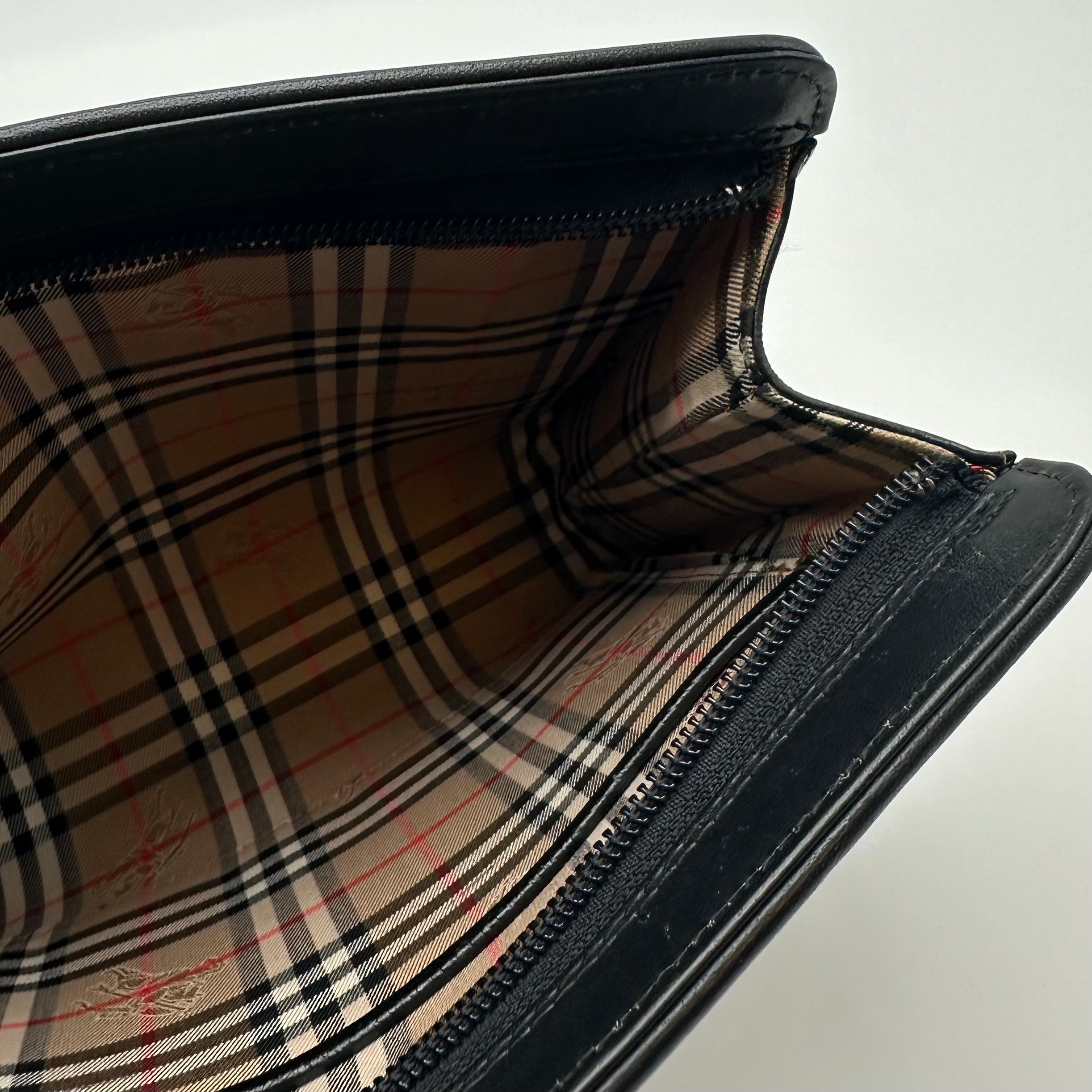 Burberry Vintage Leather Clutch
