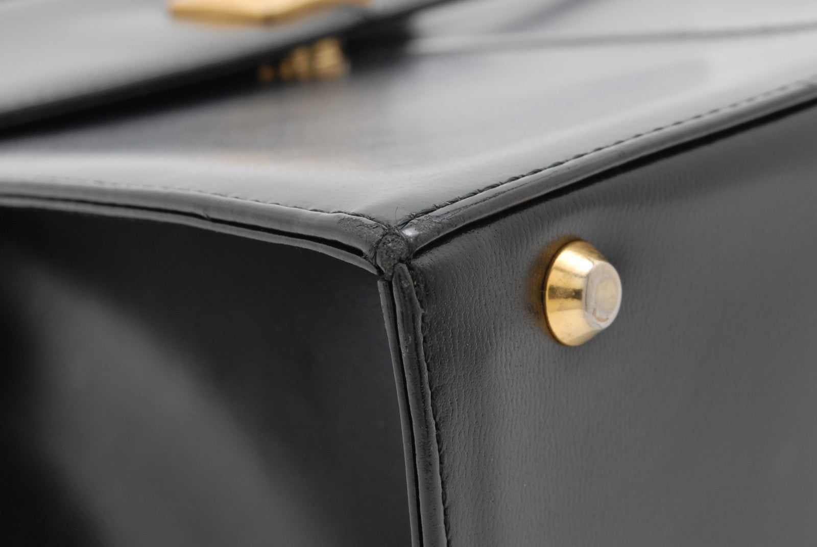 Yves Saint Laurent YSL Top Handle Handbag - Black, Leather