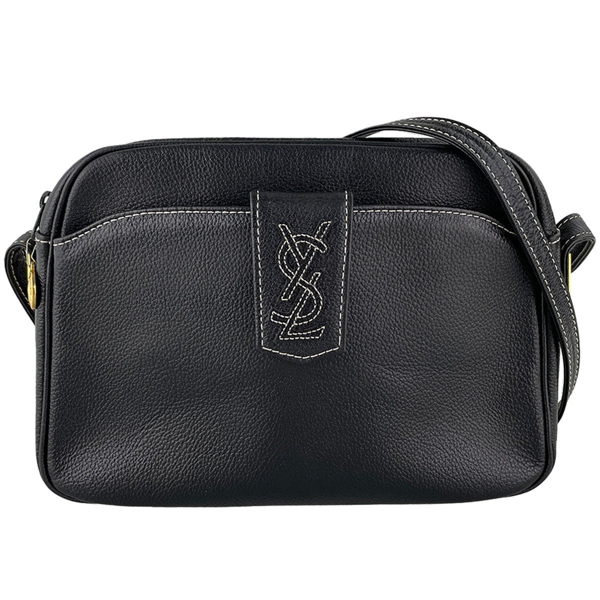 Saint Laurent Shoulder Bag - Black, Leather