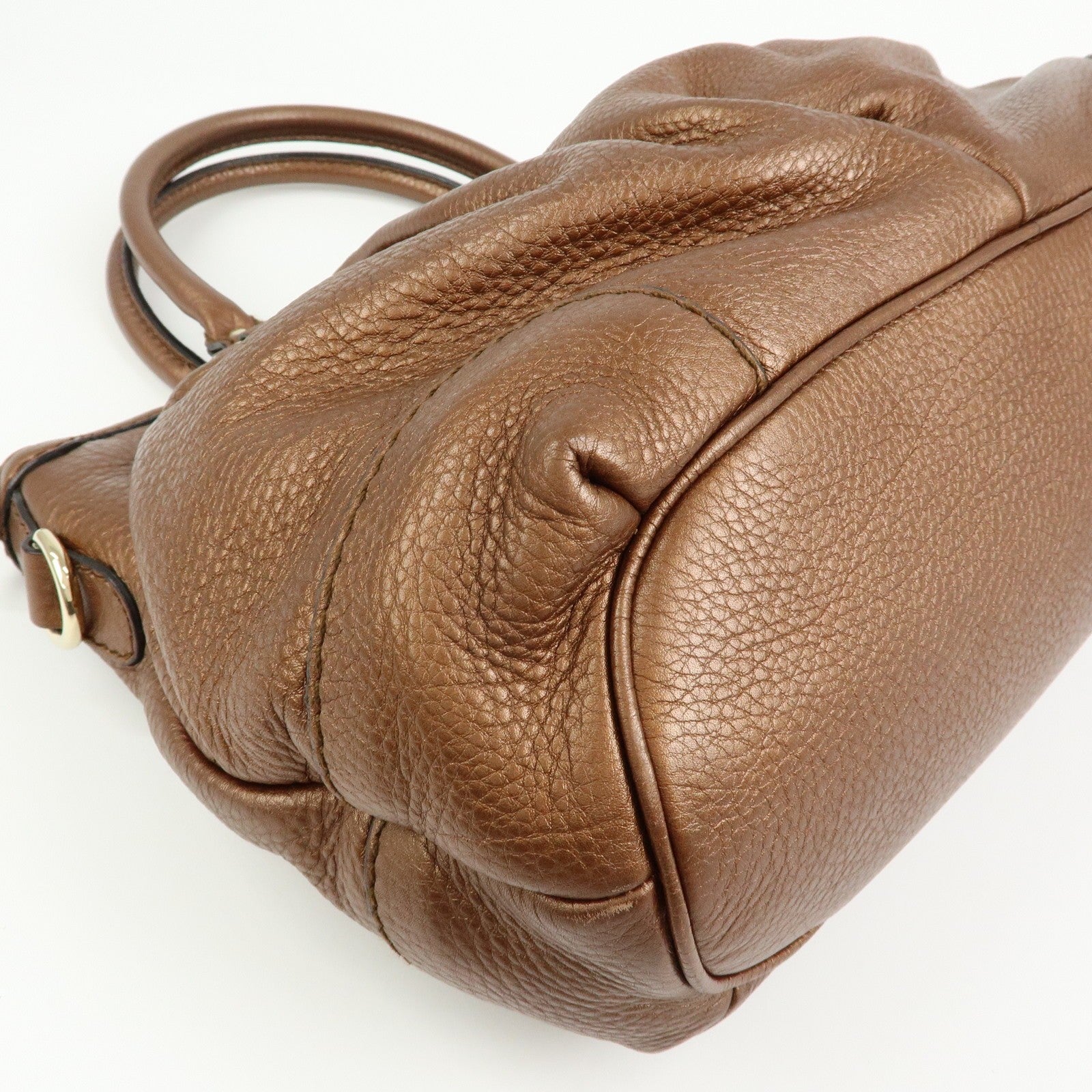 GUCCI Sukey Interlocking G Leather 2Way Bag Shoulder Bag