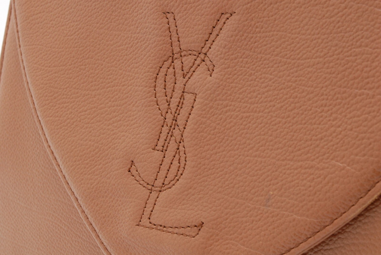 Saint Laurent Yves Saint Laurent Hand Bag - Brown, Leather