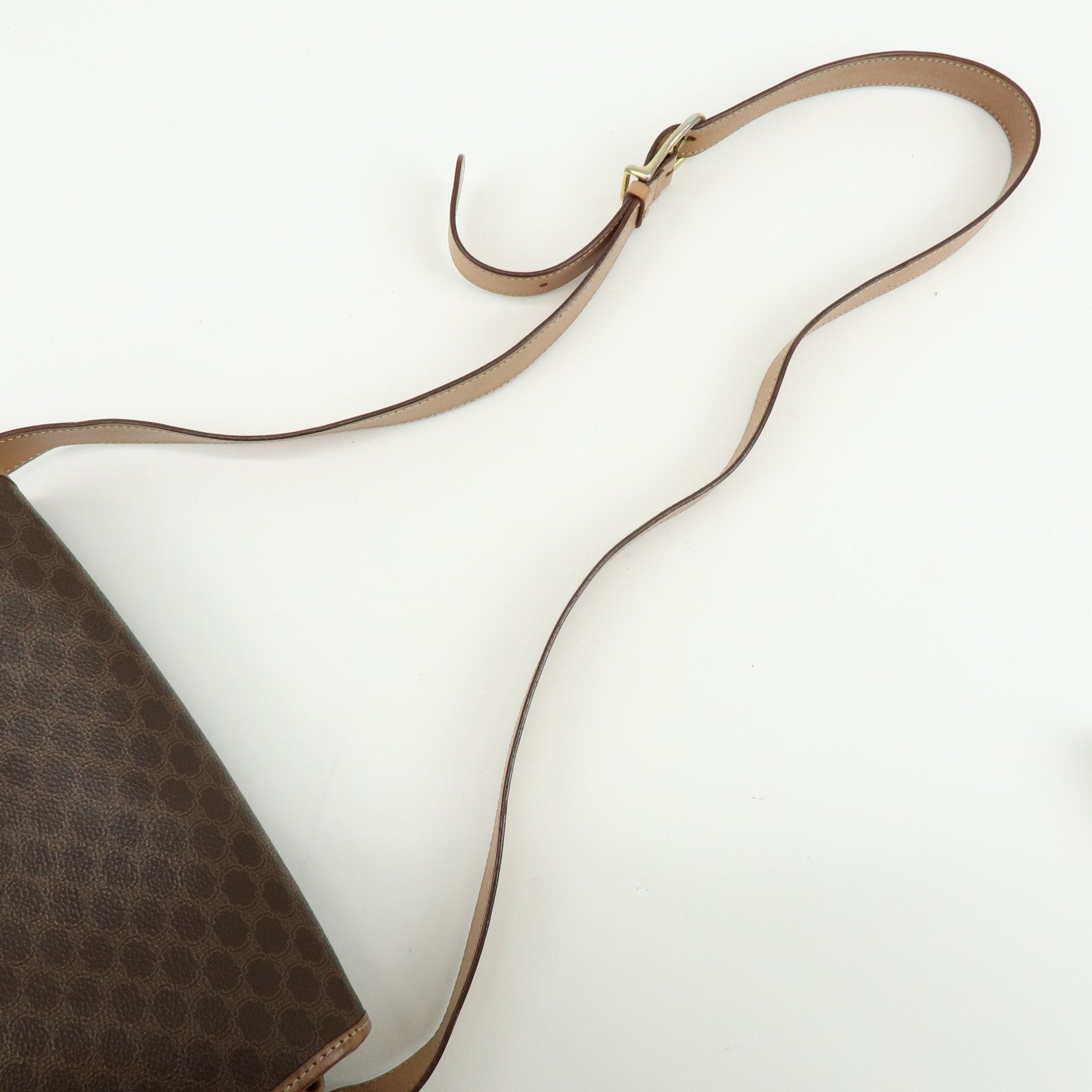 Celine Macadam Shoulder Bag - Brown, PVC Leather