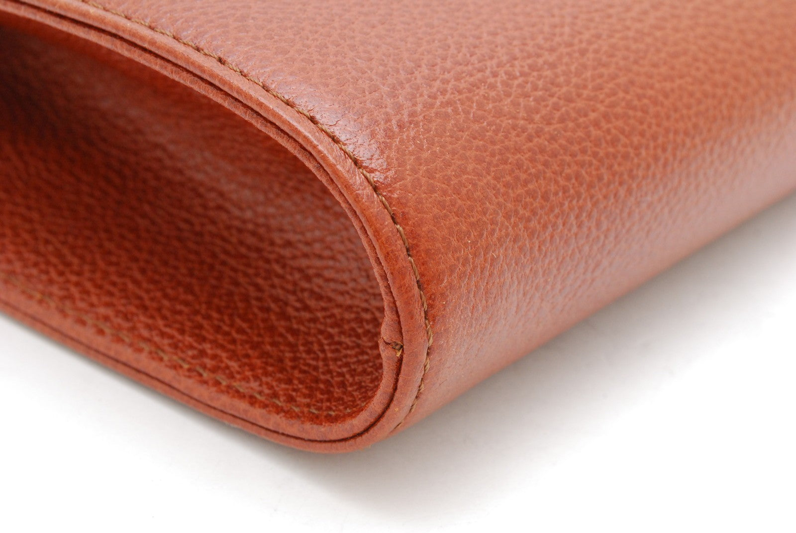 Saint Laurent Yves Clutch - Brown, Leather 