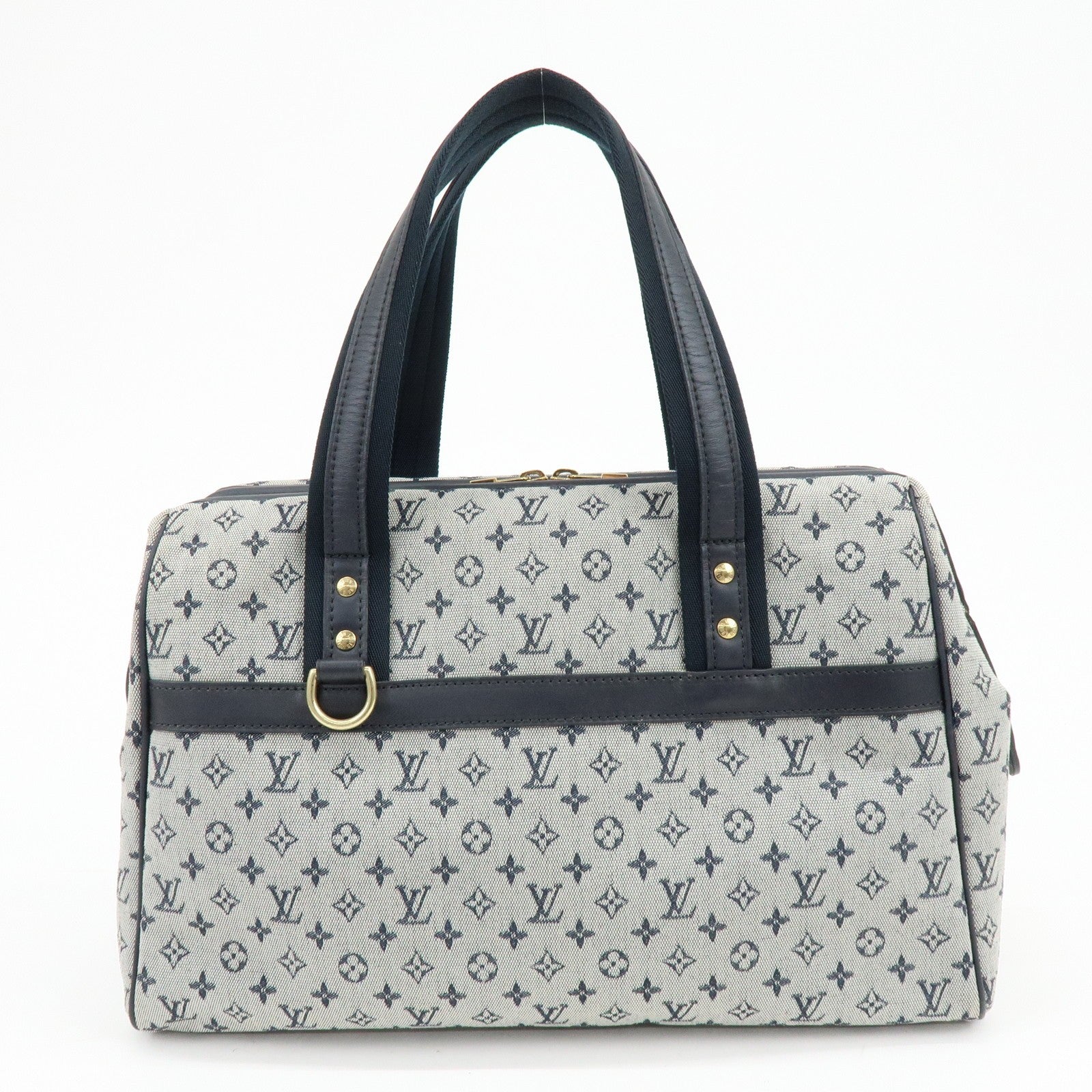 LOUIS VUITTON Monogram Mini Lin Navy Josephine GM