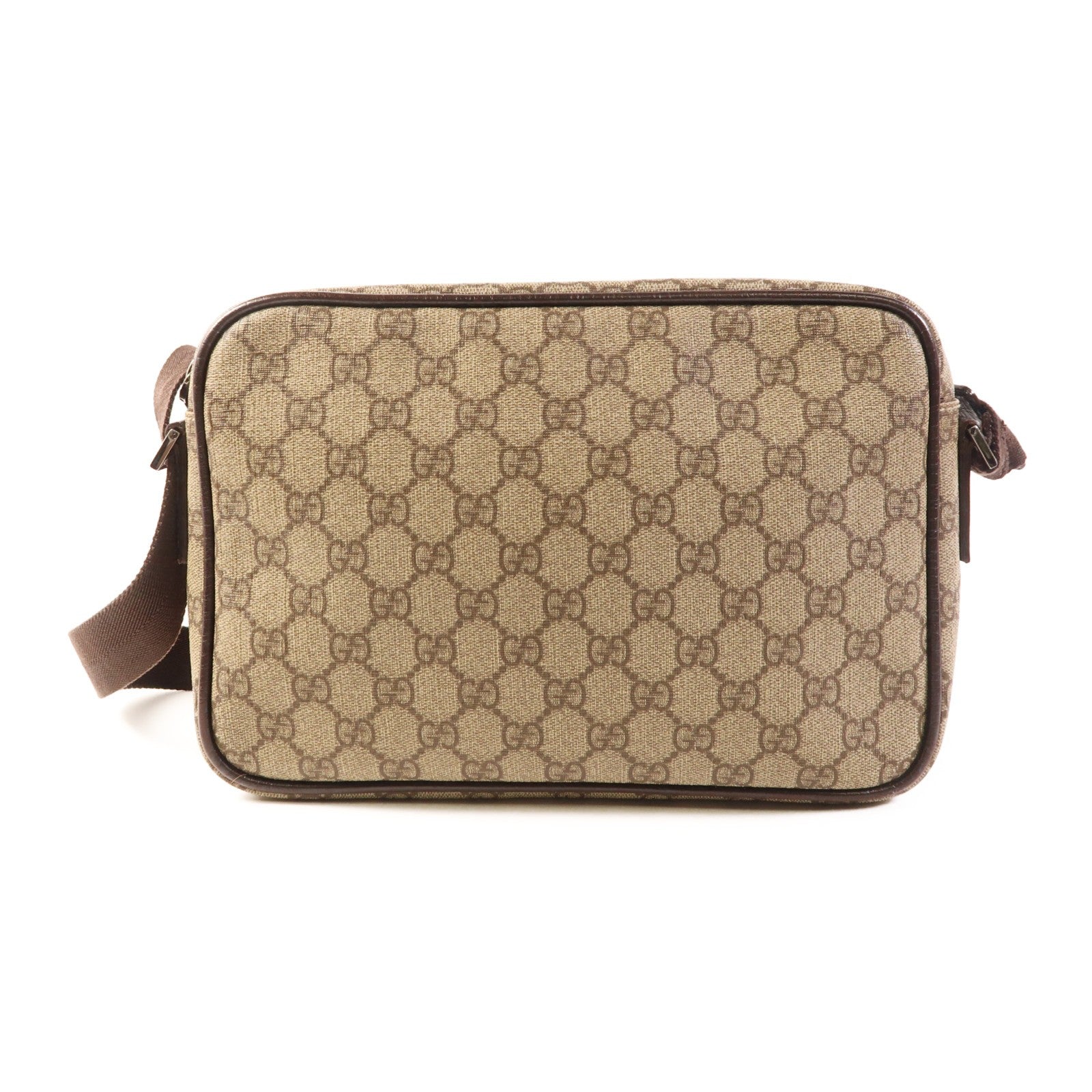 Gucci GG SHW Shoulder Bag - Brown, PVC Coated Canvas