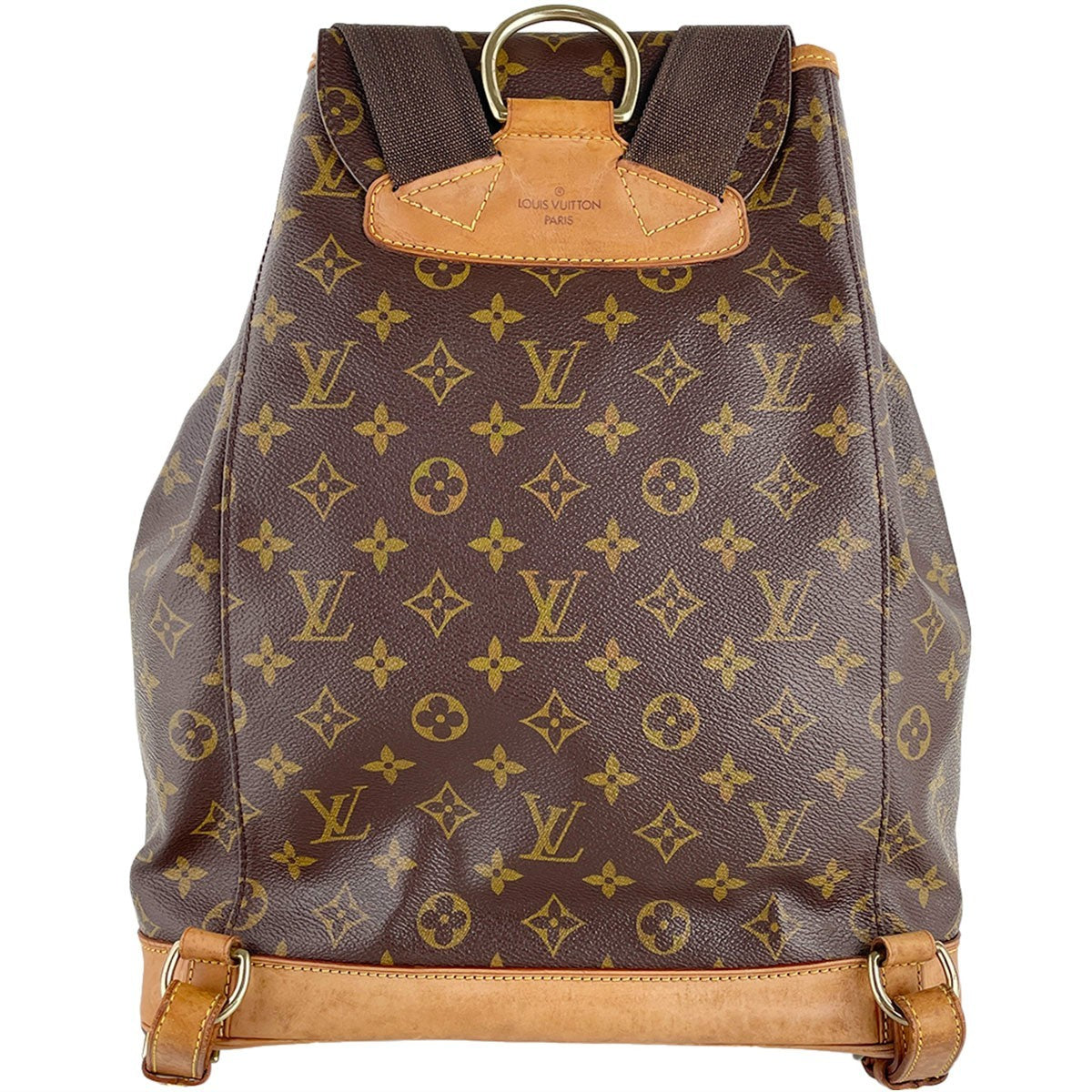 Louis Vuitton Montsouris GM Backpack - Brown, Coated Canvas