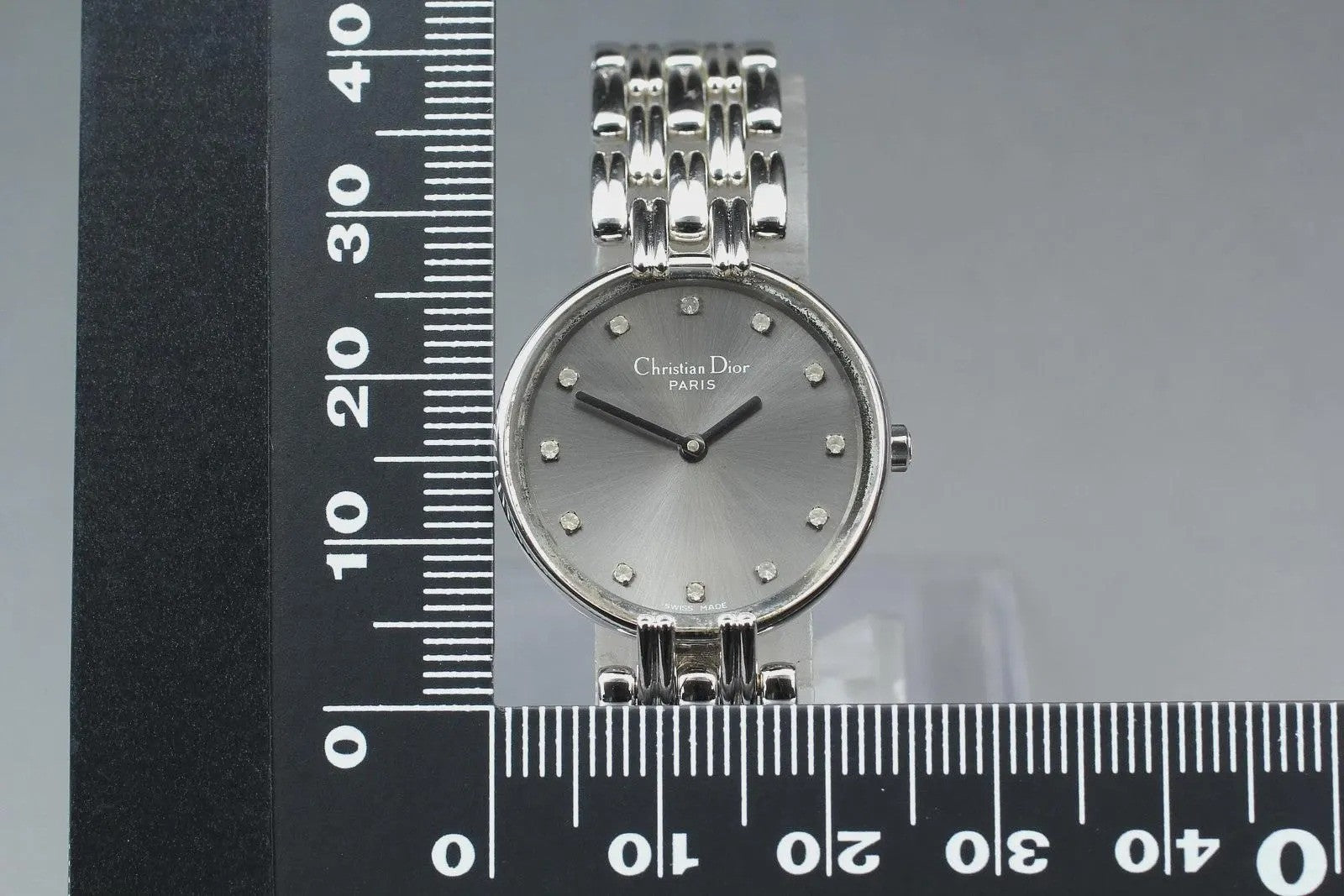 Christian Dior Bagbeera Wristwatch - Gray, Stainless Steel