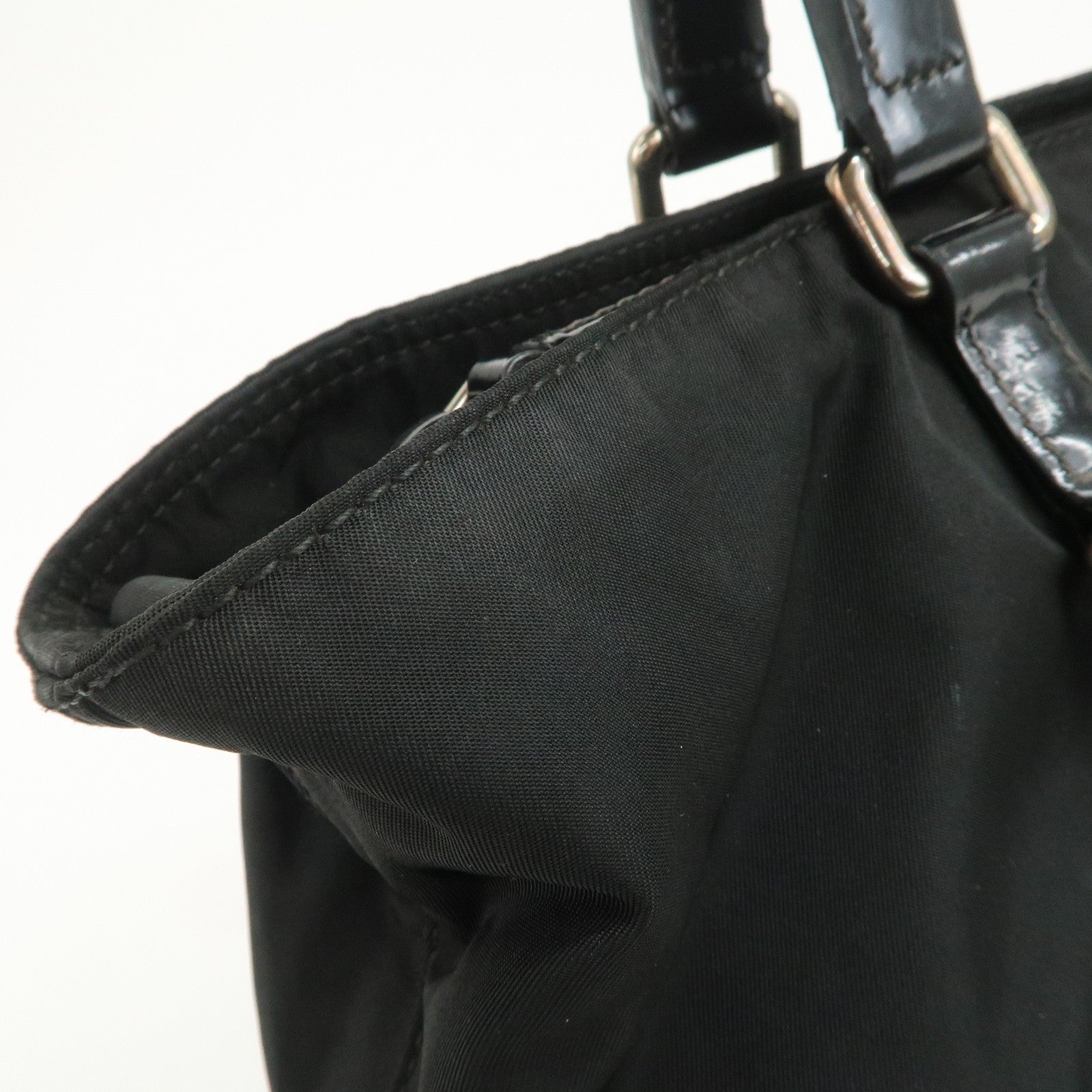 Prada BR3228 2Way Bag - Black, Nylon and Leather