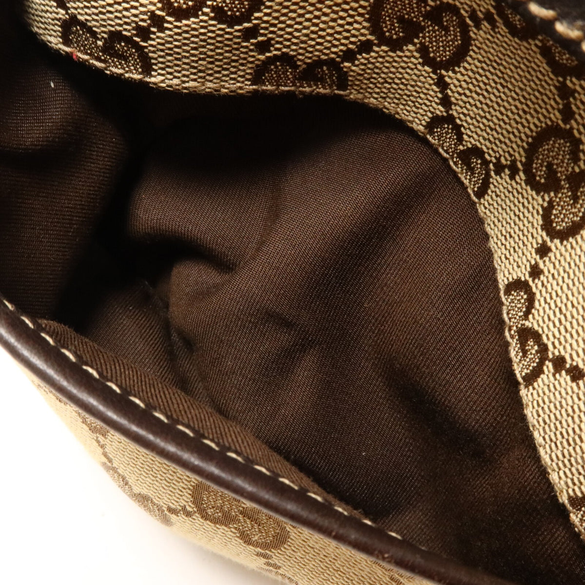 Gucci GG GHW Trophy Boston Handbag - Brown/Beige, GG Canvas