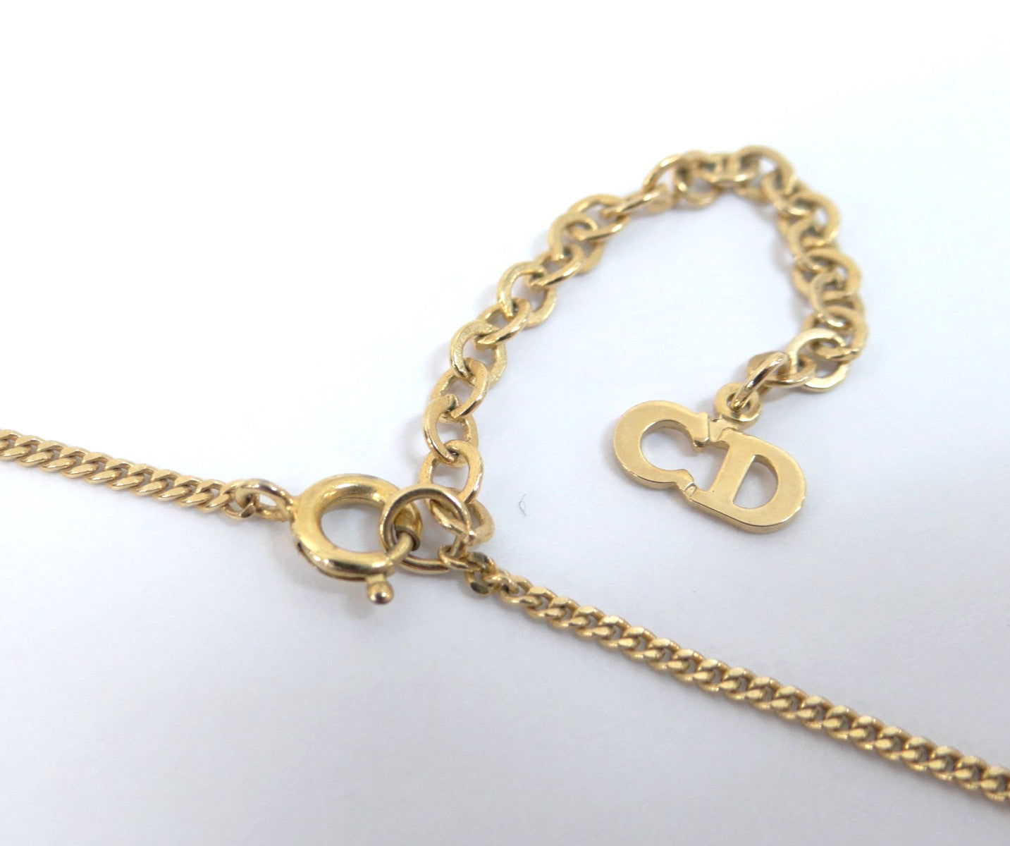 Dior Chain Necklace Pendant - Gold, Metal