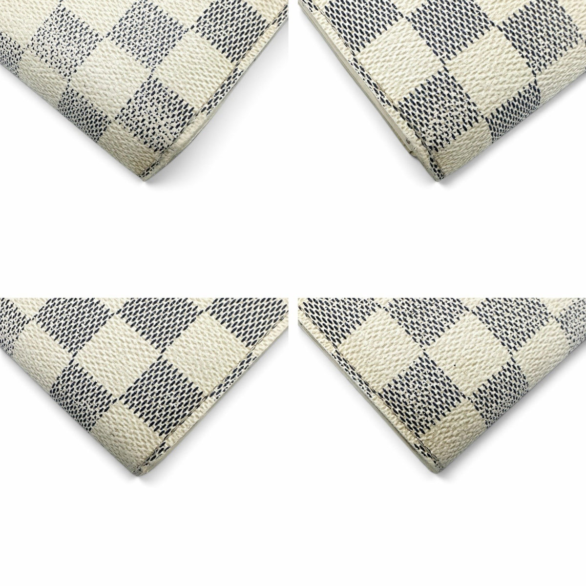 Louis Vuitton Damier Azur Portefeuille Sarah Wallet - White, Leather