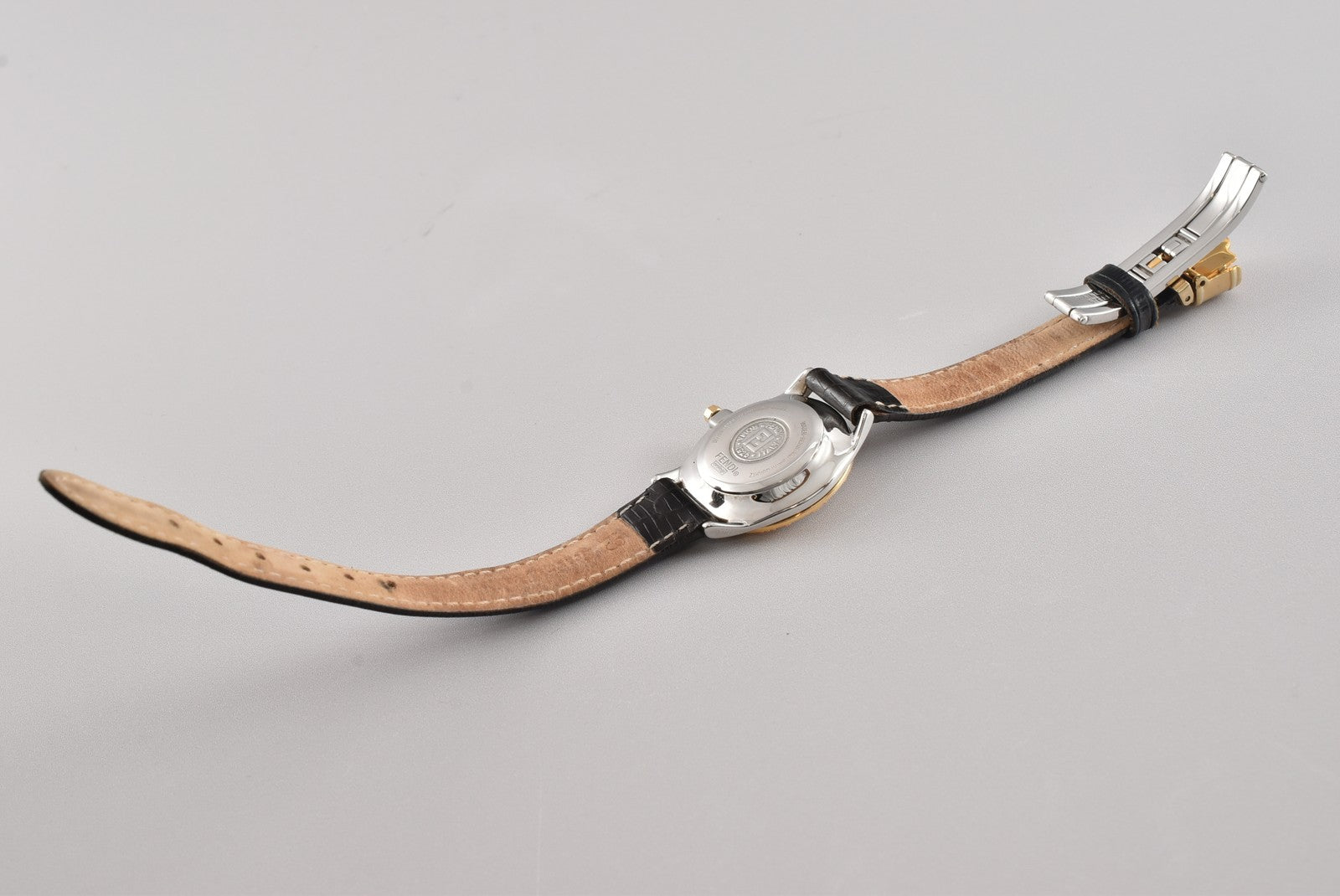 Fendi 2000L Wristwatch - White, Gold, Leather