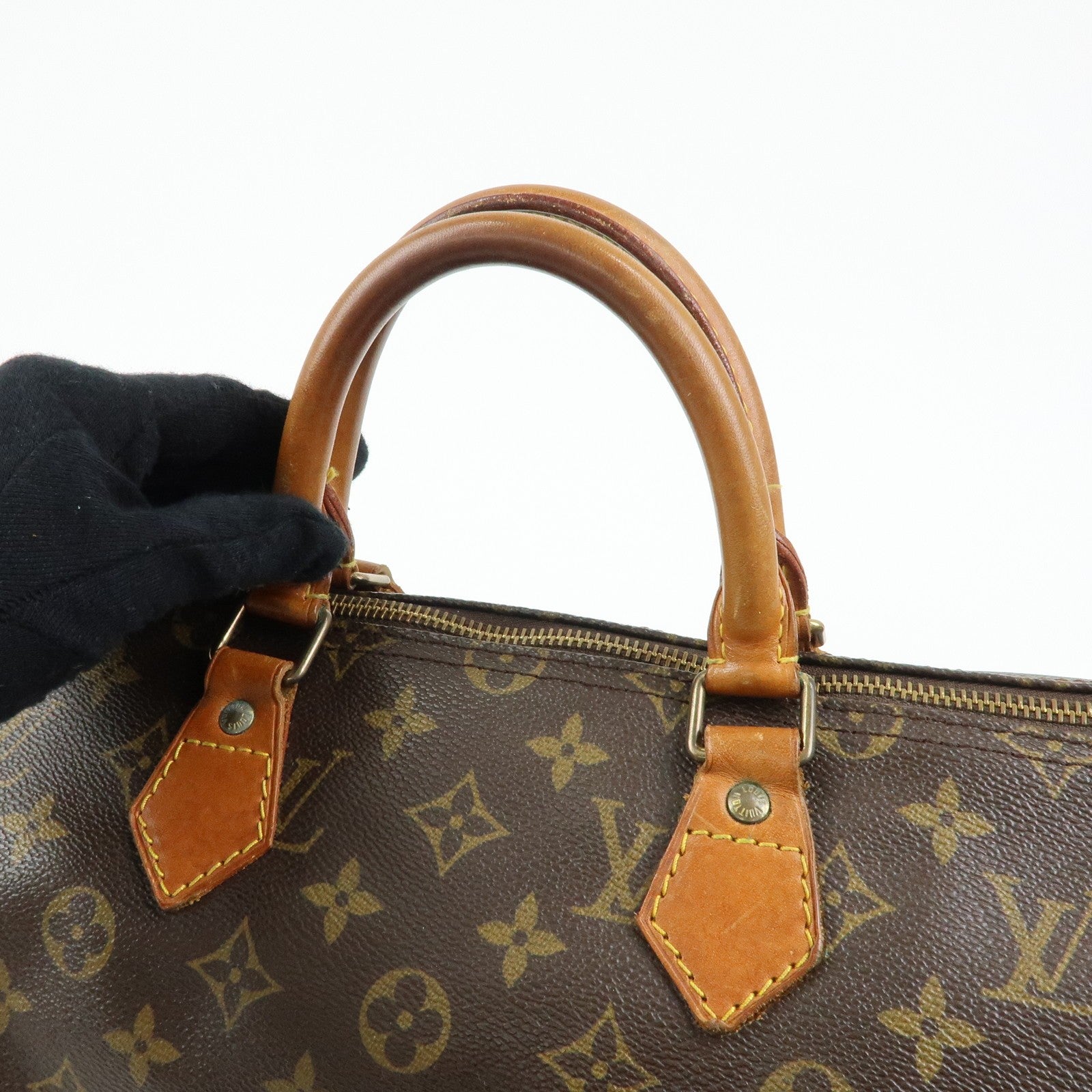 Louis Vuitton Speedy 35 Hand Bag - Monogram, Monogram Canvas, Nume Leather