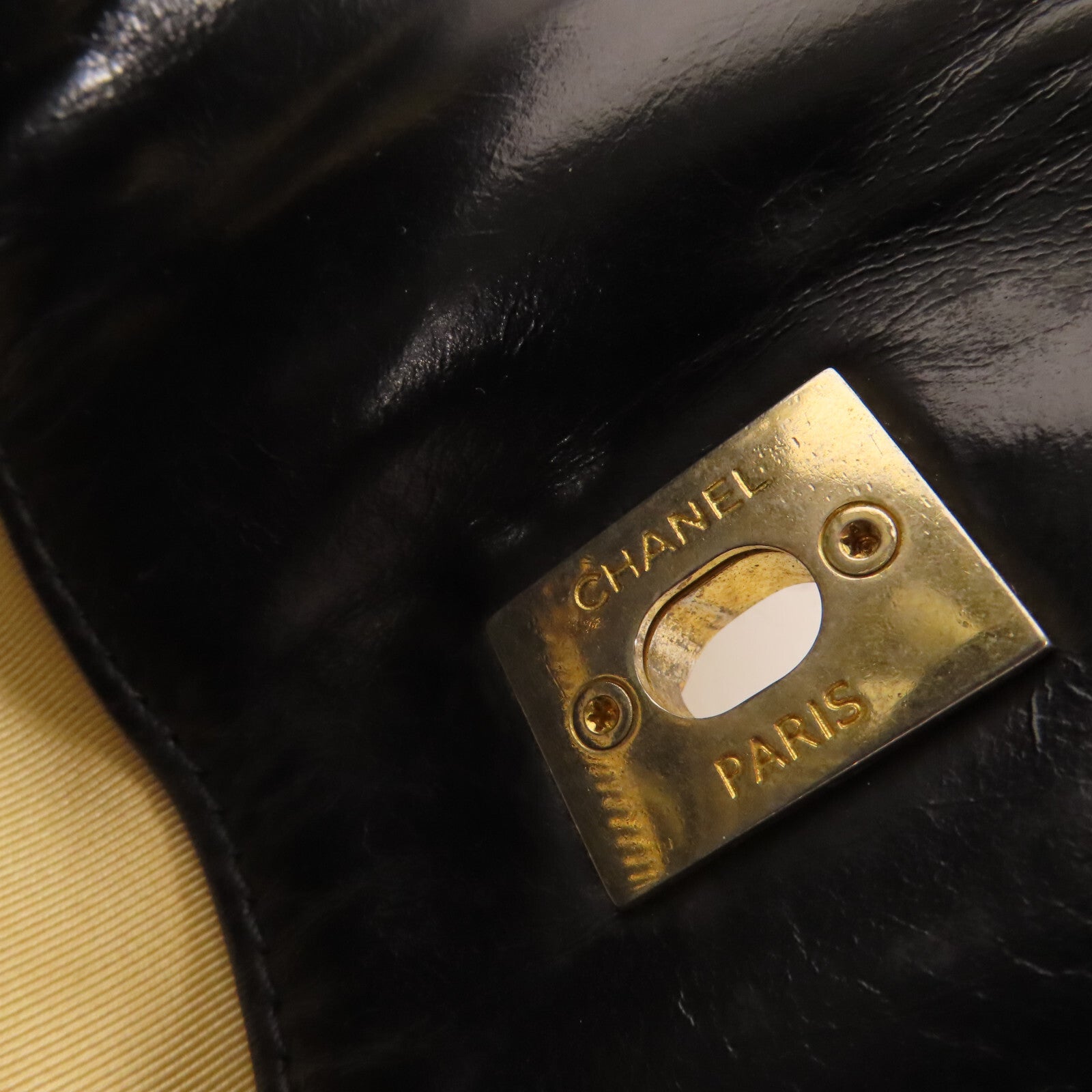 CHANEL CC GHW 2 Way Shoulder Bag - Beige, Leather