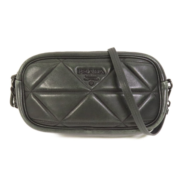 Prada Shoulder Bag - Green, Leather