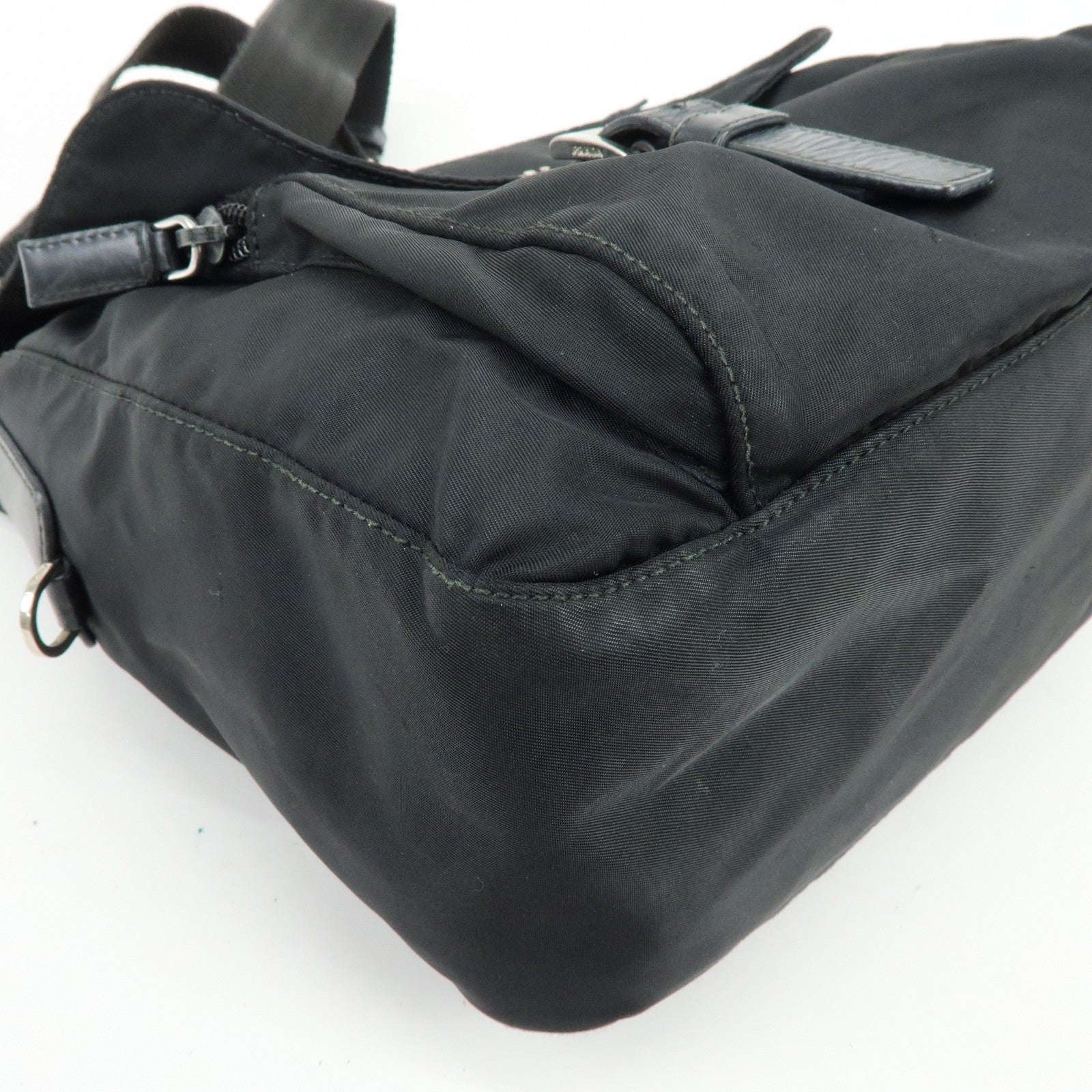 Prada BT8994 Shoulder Bag - Black, Nylon and Leather