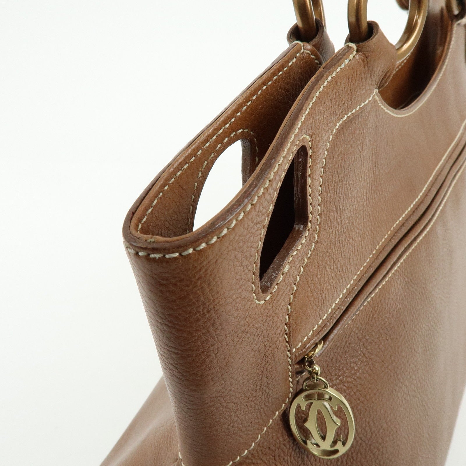 Cartier Marcello de Cartier Hand Bag - Brown, Leather