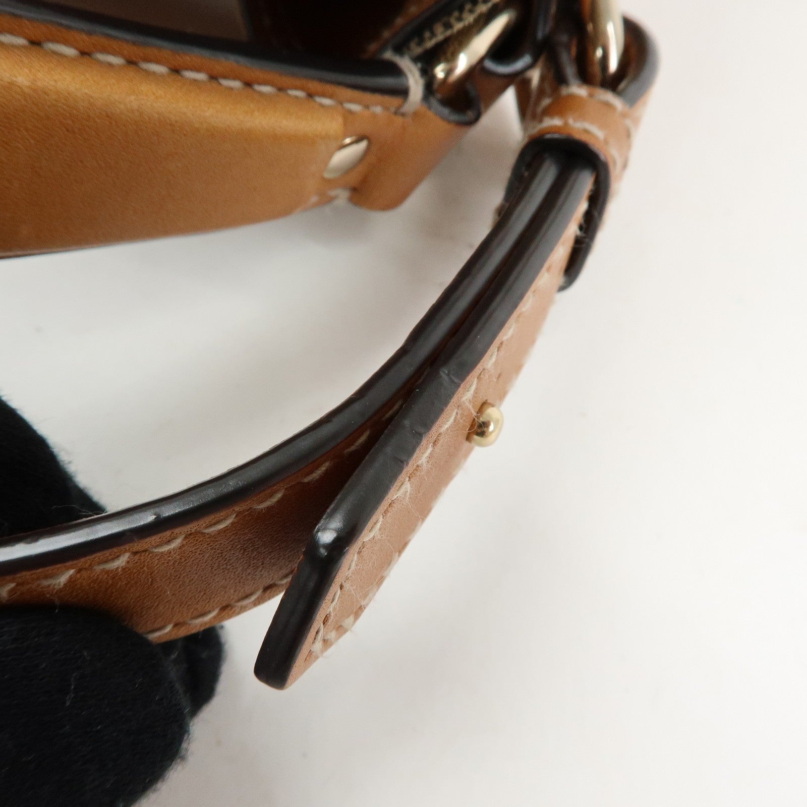 Burberry 2way Bag Shoulder Bag - Beige, Canvas and Leather