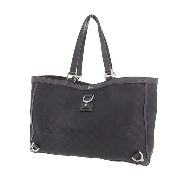 Gucci Abbey Shoulder Tote Bag - Black, Canvas