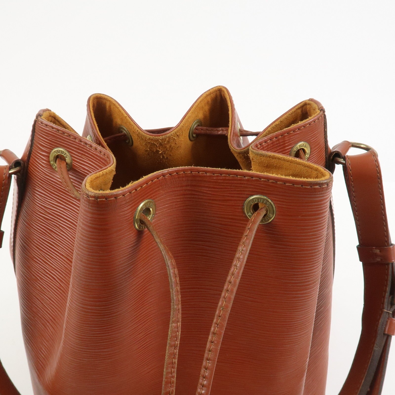 Louis Vuitton Epi Petit Noe Shoulder Bag - Kenya Brown, Epi Leather