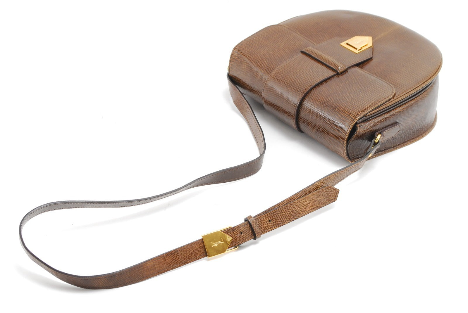 Saint Laurent Yves Vintage Shoulder Bag - Brown, Leather 