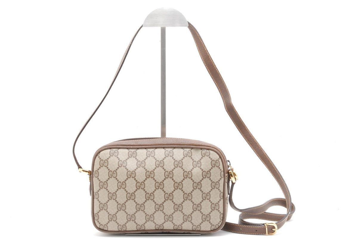 Gucci GG Shoulder Bag - Beige Brown, PVC Leather
