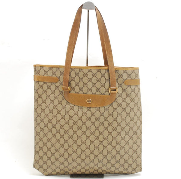 Gucci Vintage GG Supreme Shoulder Bag - Brown, PVC Leather