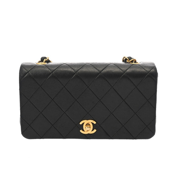 CHANEL ChainShoulder Shoulder Bag - Black, Lambskin 