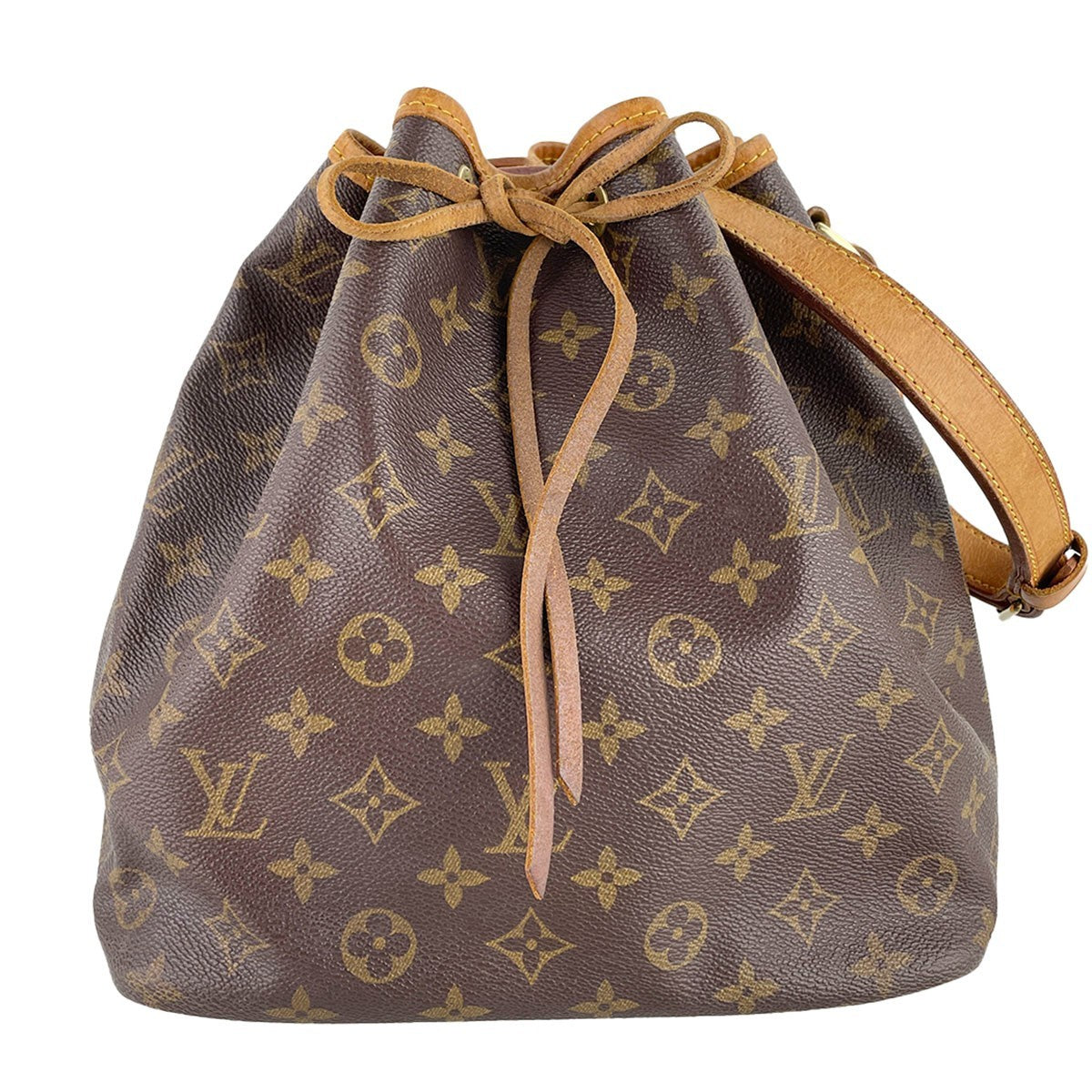 Louis Vuitton Petit Noe Shoulder Bag - Brown, Leather