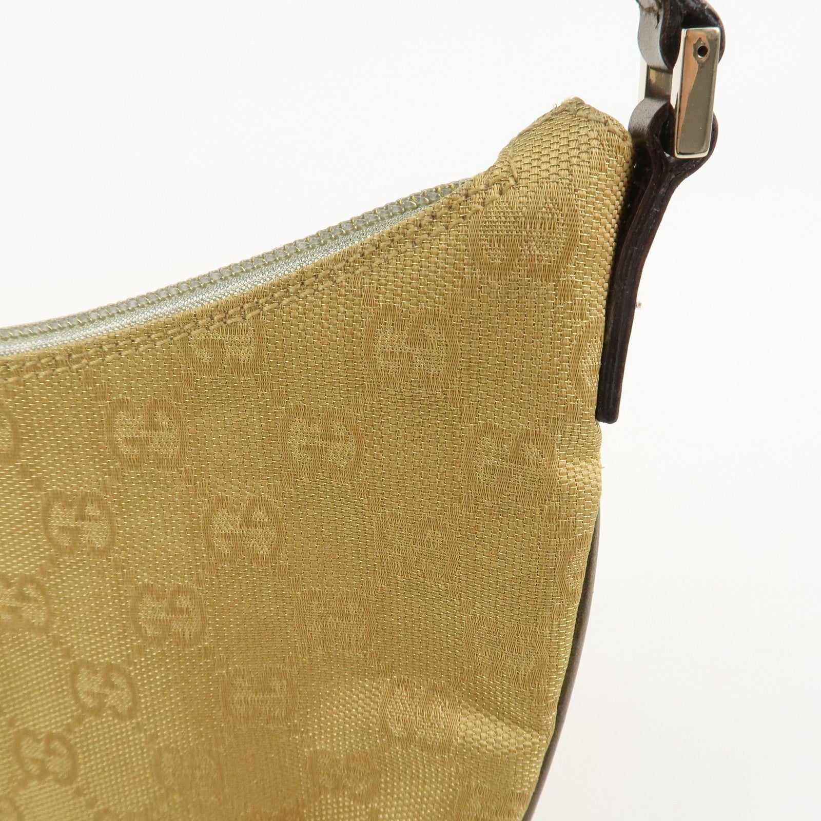 Gucci Shoulder Bag - Gold, GG Canvas Leather
