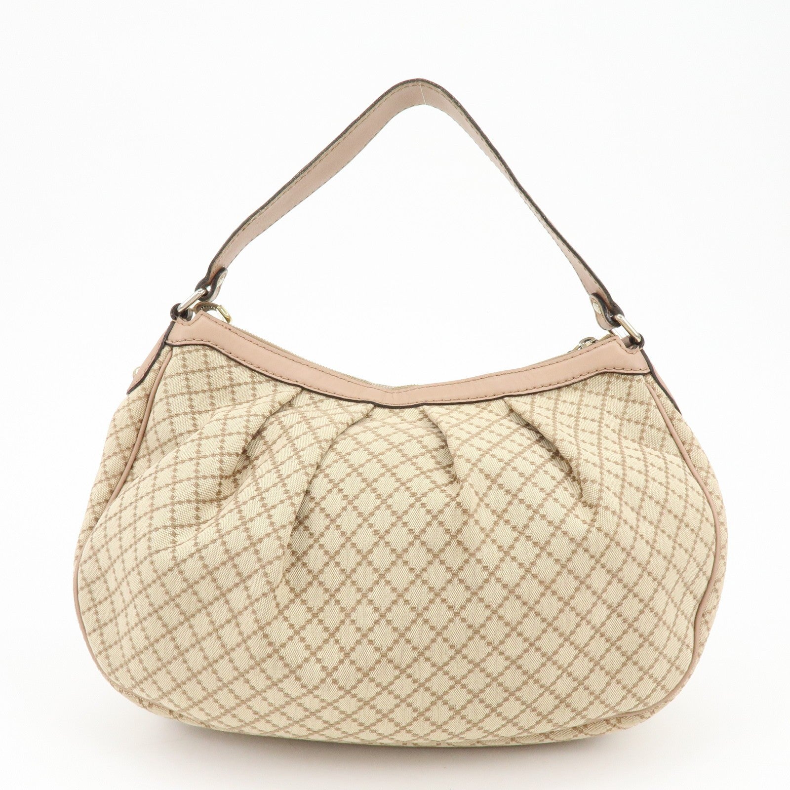 GUCCI Sukey Interlocking G Diamante Canvas Shoulder Bag